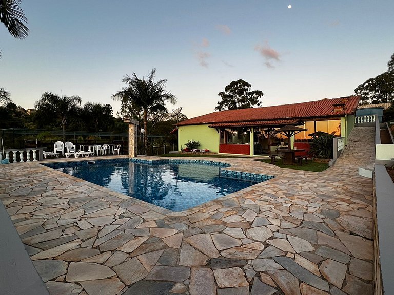 Home 1 | Casa c/ área gourmet e piscina em cond Mairinque