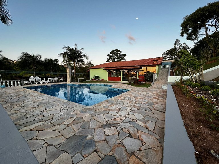 Home 1 | Casa c/ área gourmet e piscina em cond Mairinque