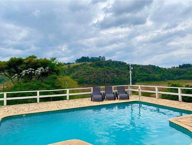 Home 2 | Casa com piscina e vista represa em Joanópolis