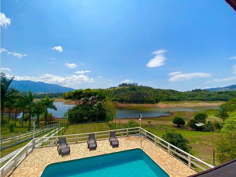 Home 2 | Casa com piscina e vista represa em Joanópolis