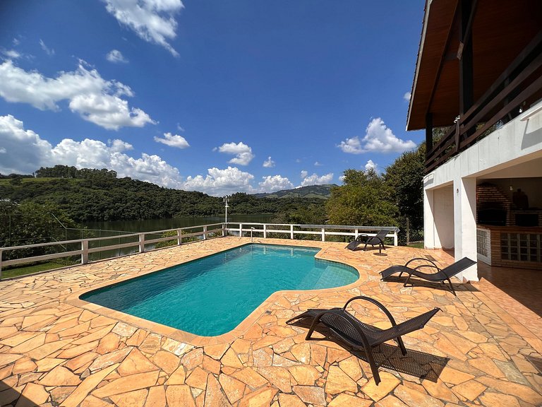 Home 2 | Casa com piscina e vista represa em Joanópolis