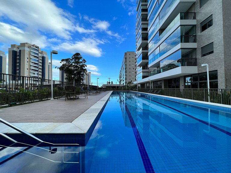 Home 49 I Apto pé na areia e piscina aquecida em Bertioga